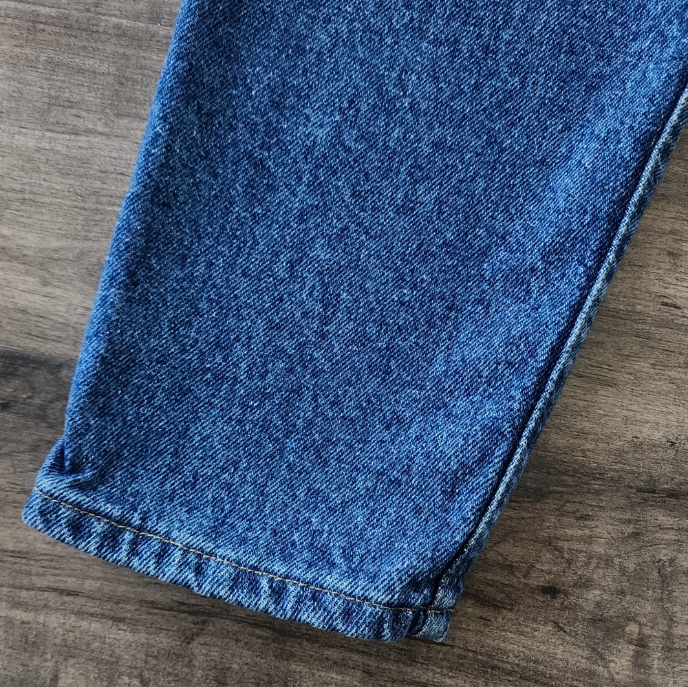 VTG Lee Relaxed Fit Tapered Leg Blue Jeans Women's Size 10 Long NWT - Picture 14 of 16